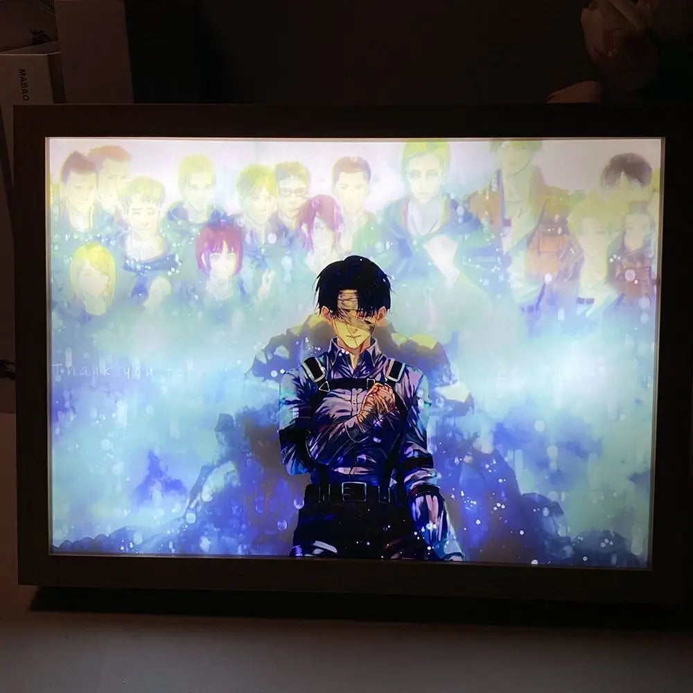 Anime Attack On Titan Led Light Painting